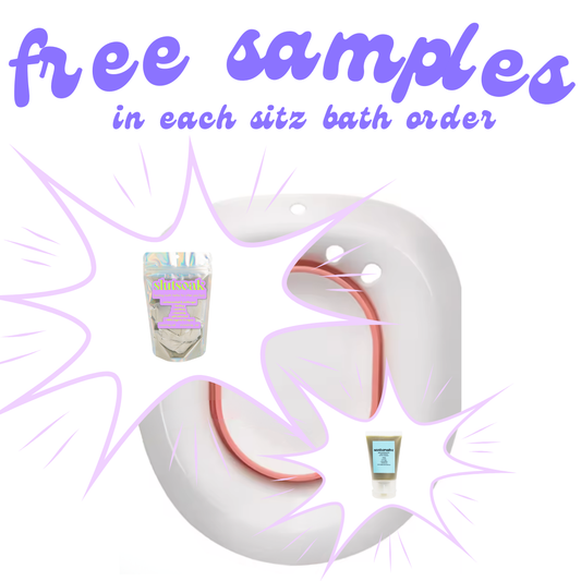 sitz bath + FREE SAMPLES